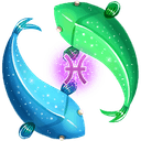 Symbole du signe Poissons