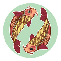 Signe astrologique du zodiaque Poissons